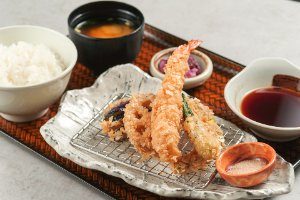 米ぷら定食